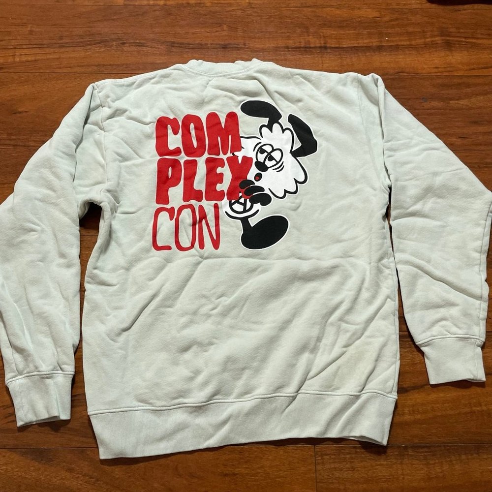 NEW COMPLEXCON X VERDY BEIGE HOODIE SZ SMALL S